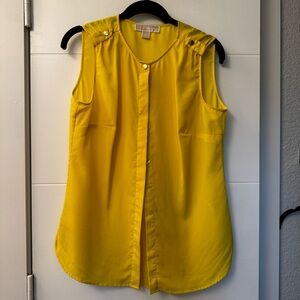 Michael Kors Yellow Blouse